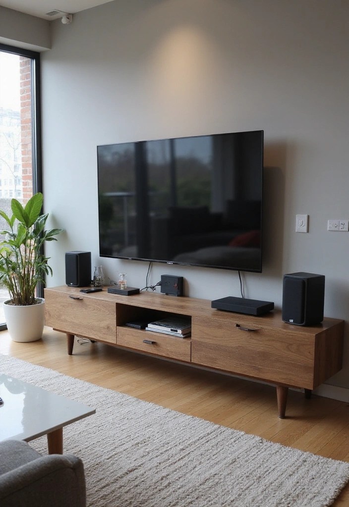 20 Cozy Living Room Ideas That'll Make You Never Want to Leave Home Again! - 15. Incorporating Technology