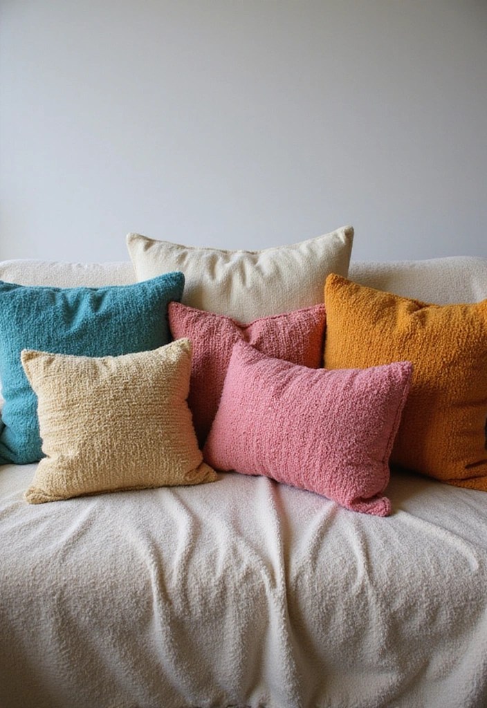 20 Cozy Living Room Ideas That'll Make You Never Want to Leave Home Again! - 8. Comfy Throw Pillows