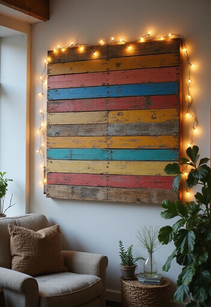 30 DIY Home Decor Projects That Are Shockingly Simple (Even Your Kids Can Do #12!) - 3. Upcycled Wooden Pallet Art