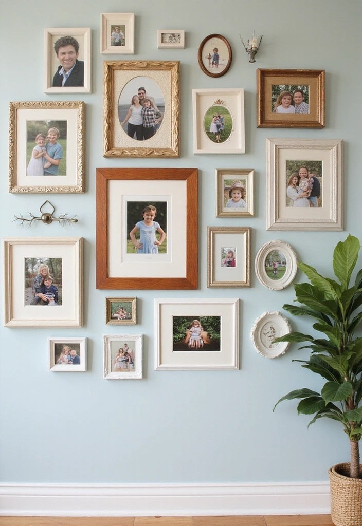 30 DIY Home Decor Projects That Are Shockingly Simple (Even Your Kids Can Do #12!) - 5. Decorative Photo Frame Gallery